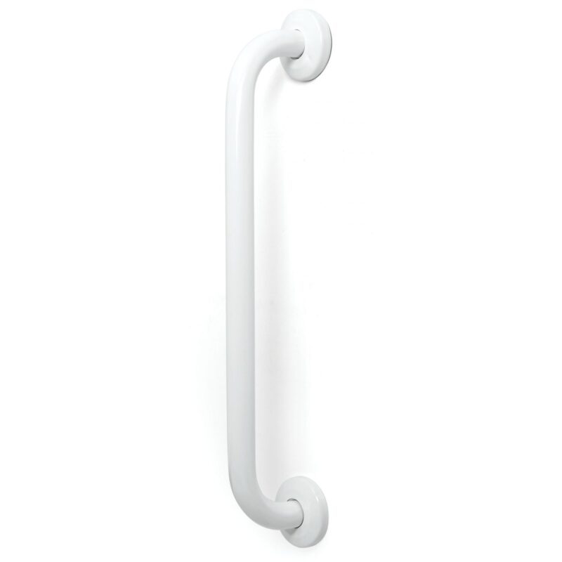 Inta 600mm White Powder Coated Grab Rail Concealed Fixings