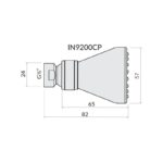 Inta Intacept Rub Clean Shower Head