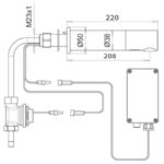Inta Infrared Tubular Tap 220mm Length (Battery Operated)