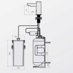 Inta Modern Infrared Deck Mounted Soap Dispenser (Battery)