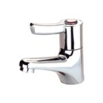 Inta Sequential Lever Operated Basin Mixer Tap with Flexible Tails