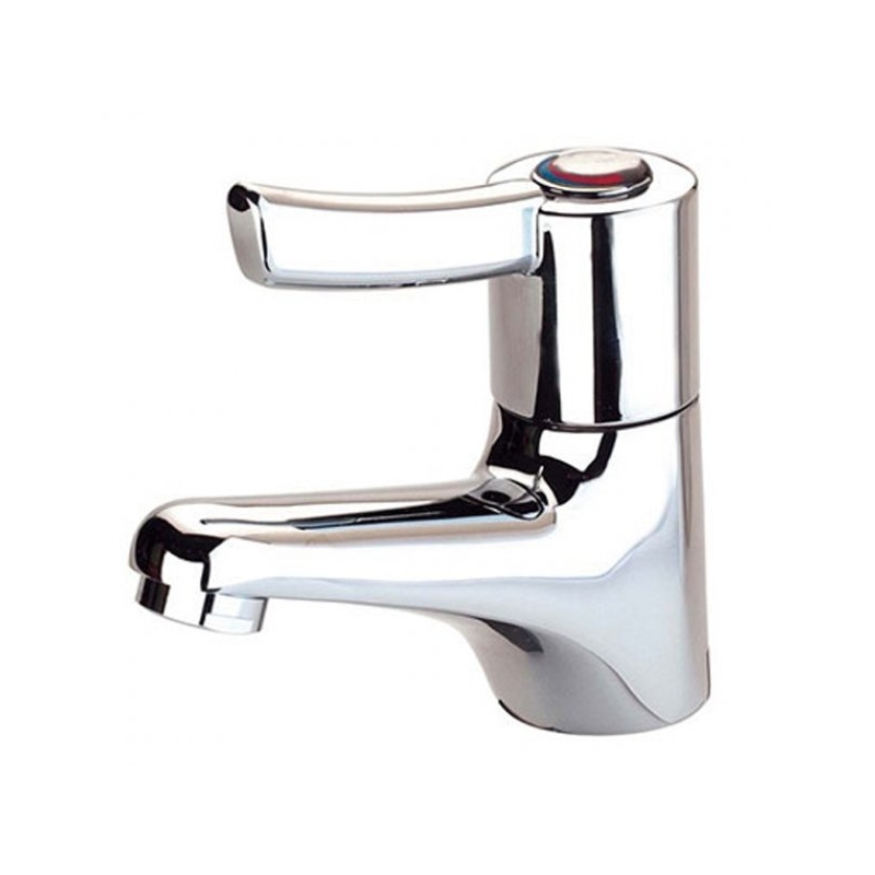 Inta Sequential Lever Operated Basin Mixer Tap with Copper Tails