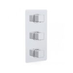 Inta Mio Thermostatic Concealed Three Handle Dual Outlet Shower
