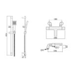 Inta Mio Safe Touch Thermostatic Bath Shower Mixer