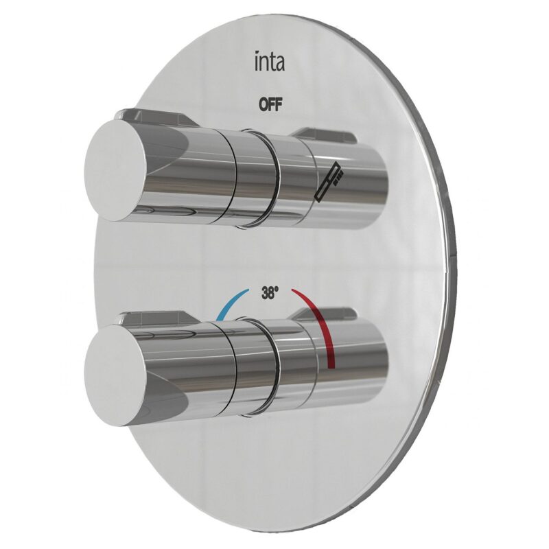 Inta Puro Concealed Thermostatic Shower Dual Outlet Inta Puro Concealed Thermostatic Shower Dual Outlet