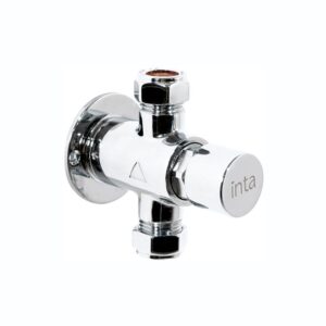 Inta Exposed Timed Flow Push Button Shower Control (30 Seconds)