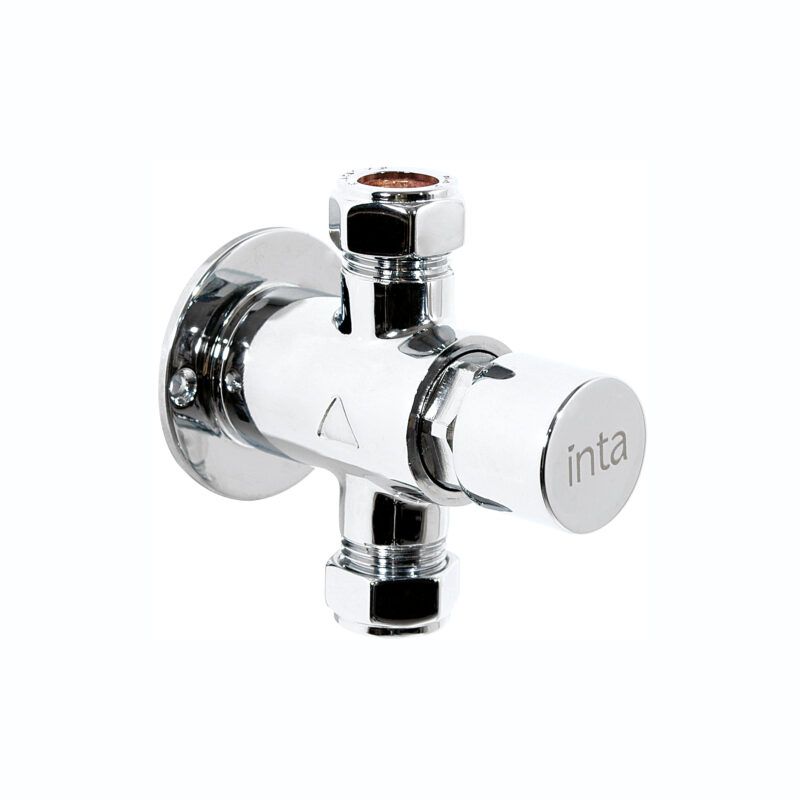 Inta Exposed Timed Flow Push Button Shower Control (30 Seconds) Inta Exposed Timed Flow Push Button Shower Control (30 Seconds)