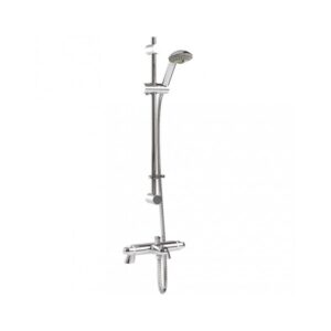 Inta Telo Thermostatic Deck Bath Shower Mixer with Slide Rail Kit