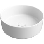 Iona Tennyson 355mm Ceramic Washbowl & Waste Matt White