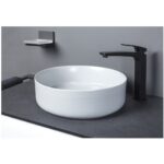 Iona Tennyson 355mm Ceramic Washbowl & Waste Matt White