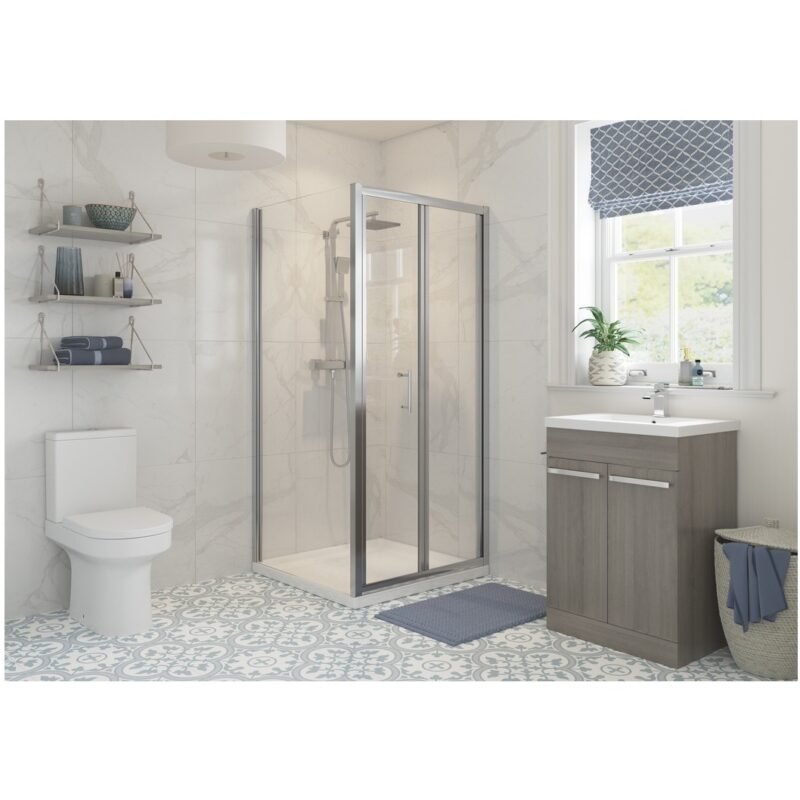 Refresh Classique Framed 800mm Bi-Fold Shower Door