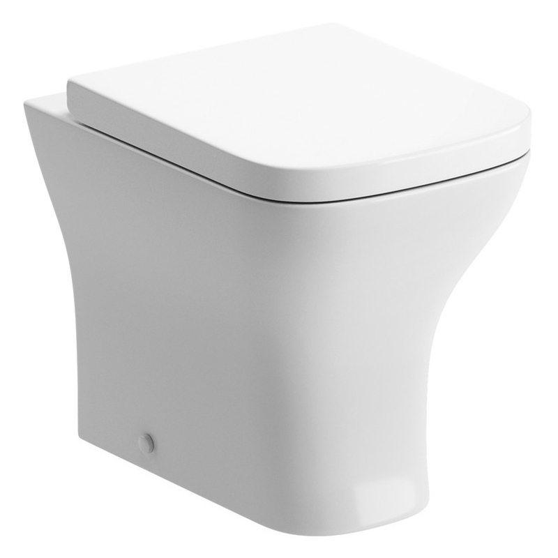 Iona Avesta Back To Wall Toilet with Wrapover Seat