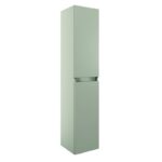 Iona Harold 300mm 2 Door Wall Hung Tall Unit Latte