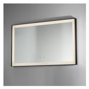 Iona Leonard 800x600mm Edge-Lit Mirror Black