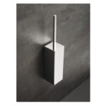 Iona Alfred Wall Mounted Toilet Brush Holder Chrome