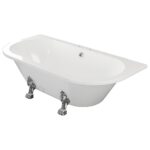 Iona Finsbury Freestanding Back To Wall 2 Hole Bath