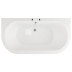 Iona Finsbury Freestanding Back To Wall 2 Hole Bath