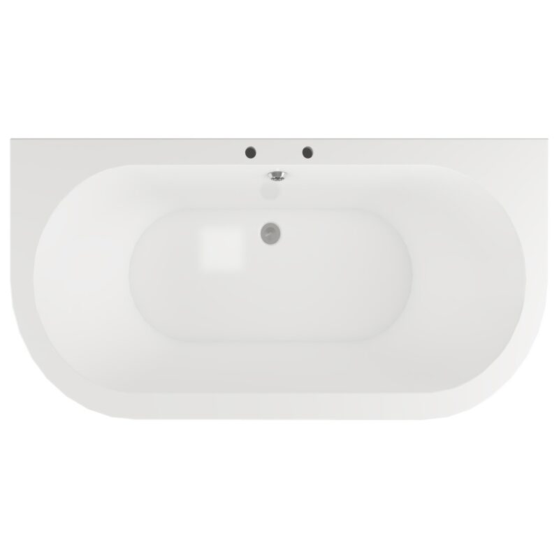 Iona Finsbury Freestanding Back To Wall 2 Hole Bath