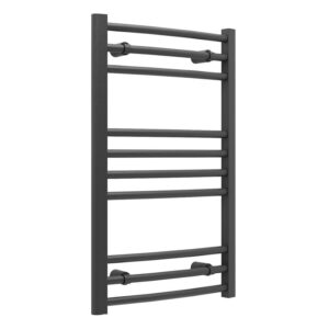 Iona Crater Curved Ladder Radiator 500x800mm Anthracite