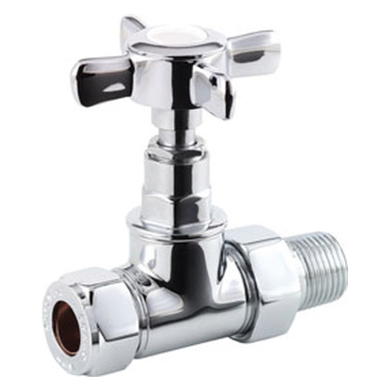 Iona Crosshead Radiator Valve 87x115x64mm Chrome Iona Crosshead Radiator Valve 87x115x64mm Chrome