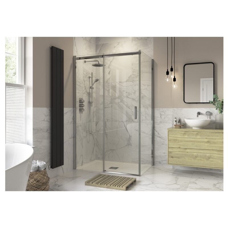 Refresh Wesley Semi-Framed Sliding Door 1000mm