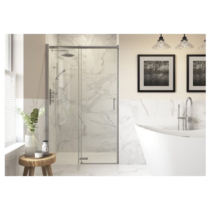 Refresh Wesley Semi-Framed Sliding Shower Door 1500mm