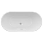 Iona Harlington Freestanding 1550x745mm Bath White