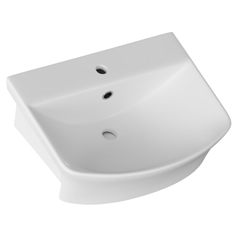 Iona Brooklyn 500x400mm 1 Hole Semi Recessed Basin