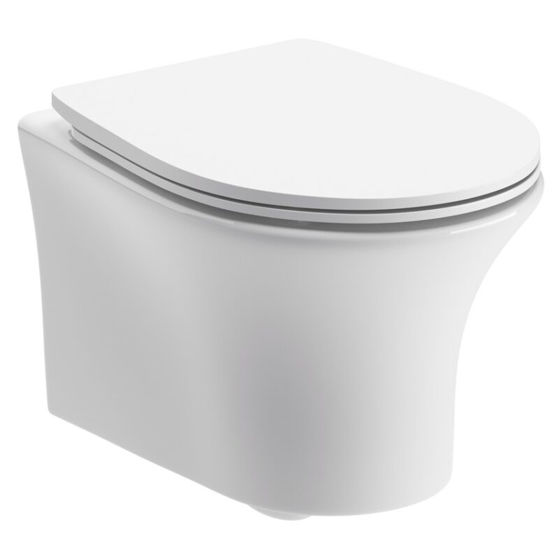 Iona Brooklyn Rimless Wall Hung WC & Soft Close Seat