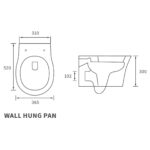 Iona Brooklyn Rimless Wall Hung WC & Soft Close Seat