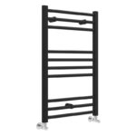 Iona Crater Straight Radiator 500x800mm Matt Black