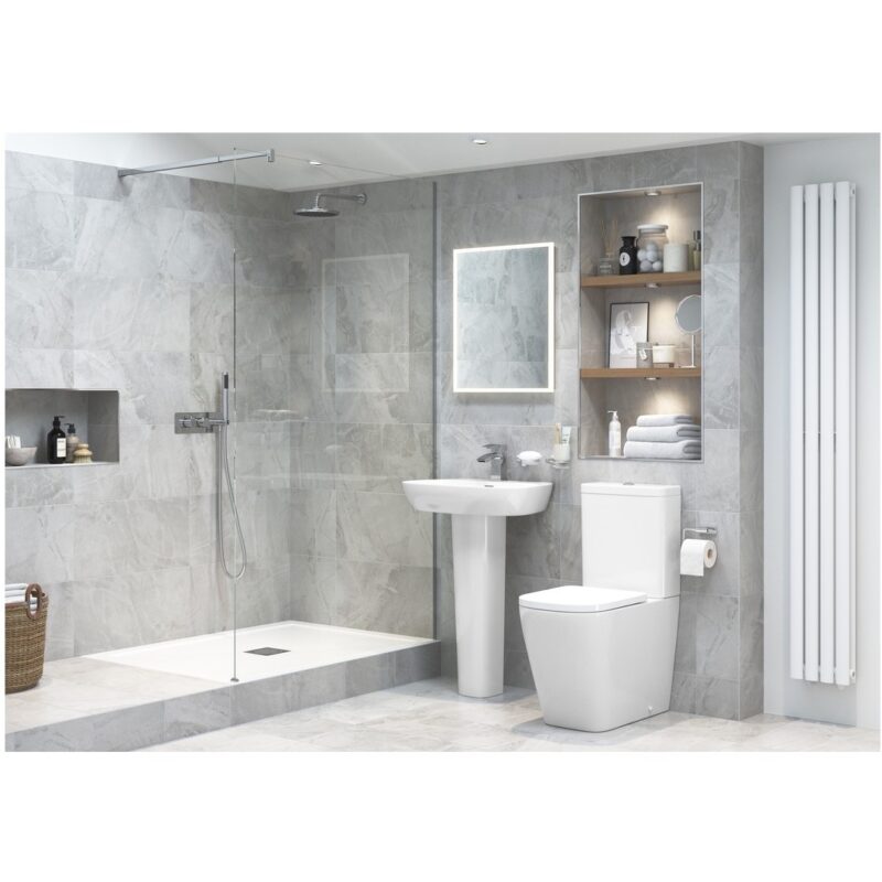 Iona Trafalgar 600mm Basin & Semi Pedestal