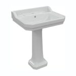 Iona Julian 600mm 1 Taphole Basin & Pedestal