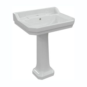 Iona Julian 600mm 1 Taphole Basin & Pedestal