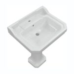 Iona Julian 600mm 1 Taphole Basin & Pedestal