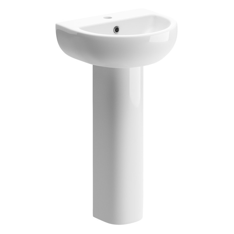 Iona Oxford 450x400mm Basin & Full Pedestal Iona Oxford 450x400mm Basin & Full Pedestal