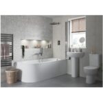 Iona Oxford 450x400mm Basin & Full Pedestal