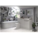 Iona Clifton 500mm WC Unit Pearl Grey Gloss