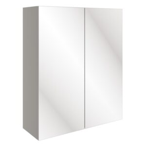 Iona Clifton 600mm Mirrored Unit Pearl Grey Gloss
