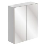 Iona Clifton 600mm Mirrored Unit White Gloss