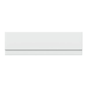 Iona White Deluxe Plain 1700mm Front Bath Panel