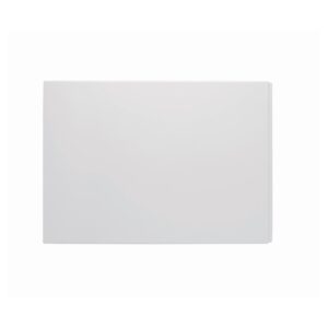 Iona White Deluxe Plain 750mm End Bath Panel