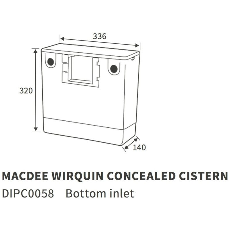 Iona Macdee Wirquin Concealed Cistern