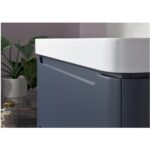 Iona Kingsbridge 800mm Wall Unit & Basin Matt Indigo