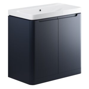 Iona Kingsbridge 800mm Floor Unit & Basin Matt Indigo