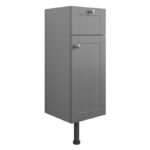 Iona Brookfield 300mm 1 Drawer, 1 Door Base Unit Grey Ash