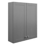 Iona Brookfield 600mm 2 Door Wall Unit Grey Ash