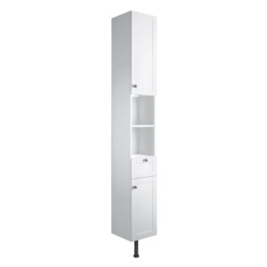 Iona Brookfield 300mm 2 Door Tall Unit Satin White Ash