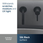 Ideal Standard Ceraline Single Lever Wall Mounted Basin Mixer Silk Black