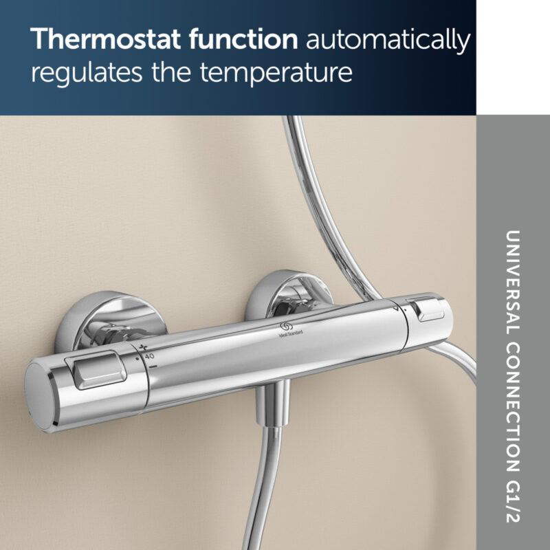 Ideal Standard Ceratherm T25 Exposed Thermostatic Shower Valve